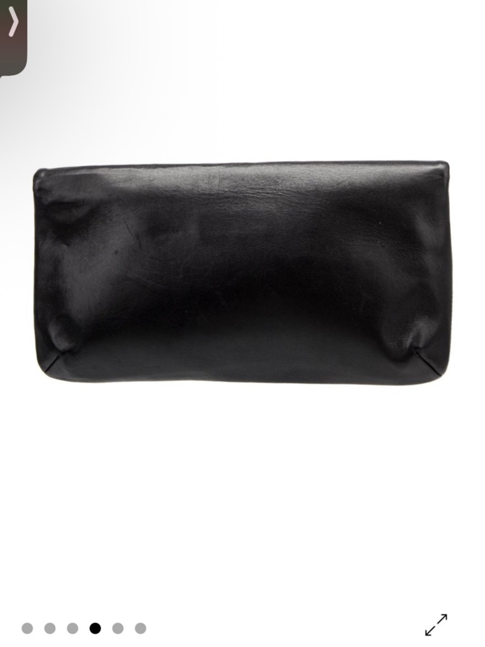CHANEL Black Quilted Leather Clutch with Silver Turnlock - Picture 3 of 6